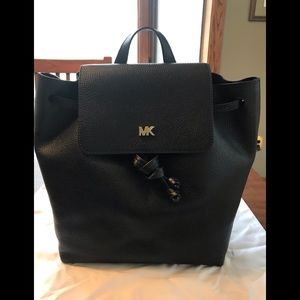 New Michael Kors Medium flap backpack leather